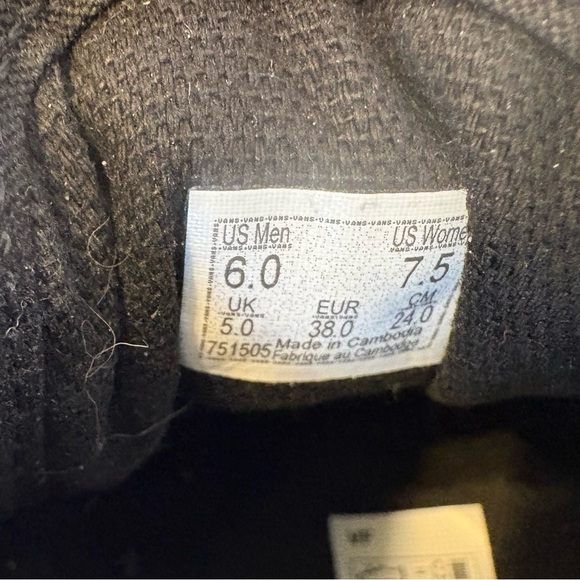 Vans Glow-in-the-dark psychedelic space sneakers size 7.5 NWT - Picture 10 of 12